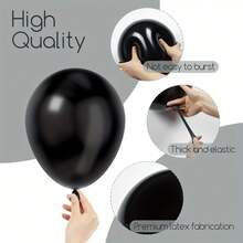 93pcs Black Balloon Garland Arch Set, Suitable For Graduation Celebration, Boy Girl Children Birthday, Baby Shower, Party Decoration - Black - View 7