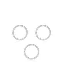 1-Key Start Decorative Ring, Switch Protective Cover, Crystal Rhinestone Car Interior Decor Sticker - Multicolor - View 12