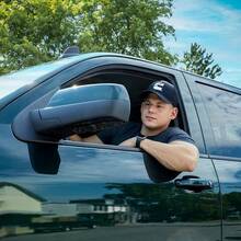 Cummins Trucker Hat - Gorra de béisbol para Hombre y Mujer, Gorra de béisbol con Espalda de Malla, Gorra de Camionero Snapback - Negro - - Ver 4