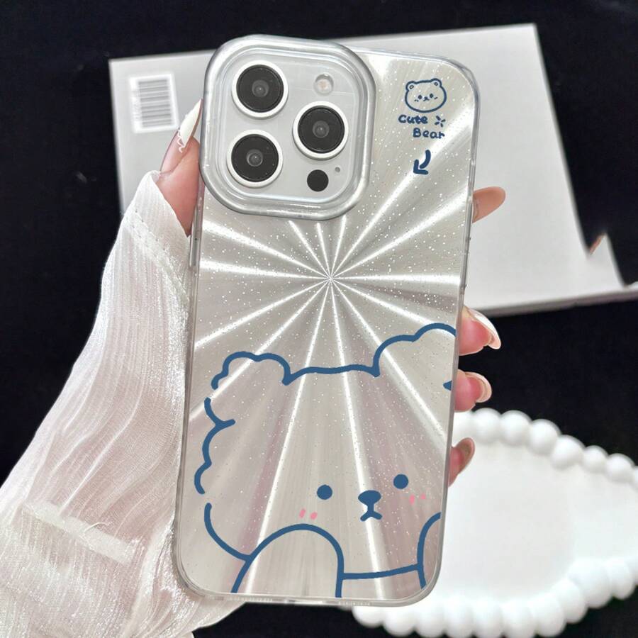 Funda para teléfono de silicona suave, apertura precisa CasSoft Silicona, funda para teléfono con apertura precisa Teléfono móvil con patrón de fuegos artificiales llamativo y rentable, silicona suave de cara completa, diseño de apertura precisa, hermosa y adecuada funda para teléfono X XSMAX 11 12 13 14 15 16 PLUS 16 PRO 16 PROMAX Popular - Blanco - Ver 1