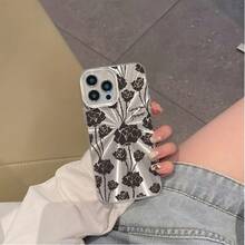 Funda para teléfono 1PC Una funda para teléfono 16Pro adecuada con un patrón de fuegos artificiales de alta gama, que presenta un diseño minimalista con agujeros grandes y resistencia a los golpes. - Colores mixtos 1 - Ver 3