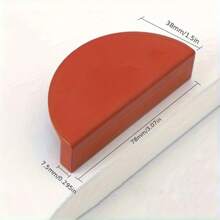 2 件北欧色彩半圆形双把手适用于轻奢新款橱柜衣柜门抽屉圆形旋钮