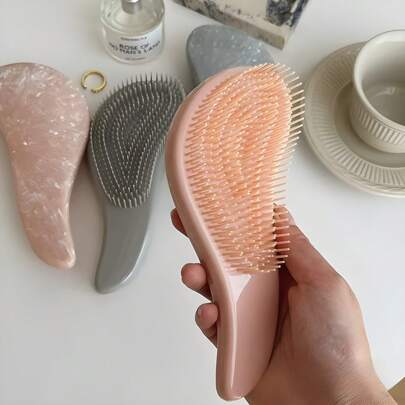 1 pieza Cepillo desenredante con textura de mármol, cerdas suaves, antiencrespamiento, peine de plástico, estilo Ins, de vuelta al colegio, artículos esenciales de viaje, accesorios para el cabello para mujeres, cepillo, cepillos de cabello, cepillo de bordes, cepillar el cabello, peine, peinar el cabello, cepillo desenredante, cepillo de bola, mini cepillo de cabello, set de cepillos de cabello, peine de madera, peine, cepillo para el cabello hacia atrás, cepillo de cabello, cepillo de bordes, cepillar el cabello, peine de cabello, set de cepillos de cabello, peinar el cabello, mini cepillo de cabello, cepillo desenredante, productos para el cabello, herramientas para el cabello, cosas para el cabello, cuidado del cabello, cepillo para cabello rizado, barbero, accesorios de barbero, equipo de peluquería, artículos esenciales de viaje, peinado, peluquería, cepillo de cabello, cepillo para el cabello hacia atrás, cepillo de estilo, cepillo para cabello rizado, cepillo de bordes, peine d