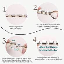 DIY Italian Charms Bracelet Set With 9 Charms And Starter Bracelet - C-starter Bracelet Set-20Pcs Gold - View 10
