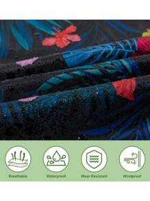 3-In-1 Multifunctional Hooded Rain Poncho With Snap Buckle, Lightweight Waterproof Raincoat And Rain Jacket With Pockets For Men And Women Adult Outdoor Activities