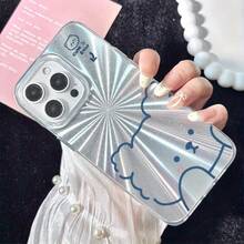 Funda para teléfono de silicona suave, apertura precisa CasSoft Silicona, funda para teléfono con apertura precisa Teléfono móvil con patrón de fuegos artificiales llamativo y rentable, silicona suave de cara completa, diseño de apertura precisa, hermosa y adecuada funda para teléfono X XSMAX 11 12 13 14 15 16 PLUS 16 PRO 16 PROMAX Popular - Blanco - Ver 5