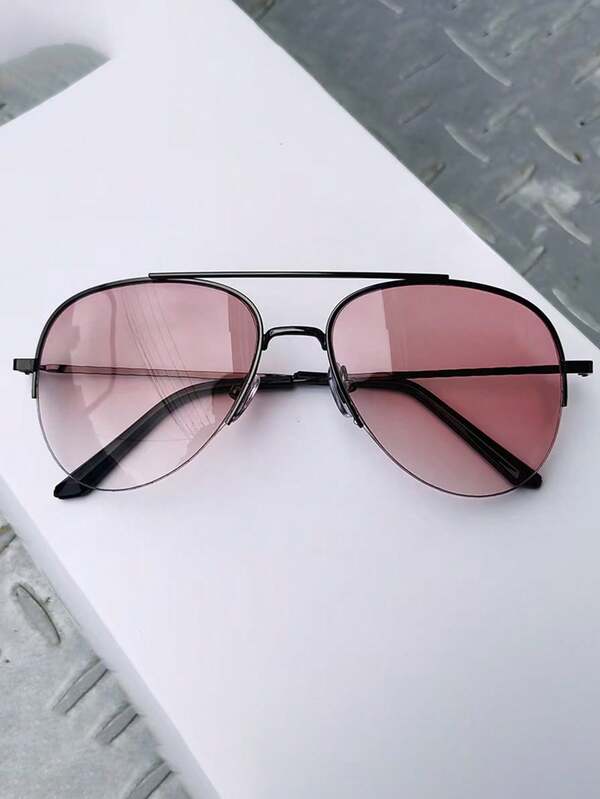 1 pièce Super cool lunettes de pilote mode protection conduite pêche pour hommes et femmes accessoires de plage pour femmes bases tenues femmes automne hiver décontracté affaires cadeaux pour vacances d'été plage extérieur voyage