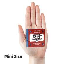 Phiên bản mini Thẻ du lịch đố vui 50 câu hỏi về địa lý thế giới và Gulture, Thẻ cho trò chơi tiệc gia đình Quà tặng tiệc bạn bè - Nhiều màu - Xem 16