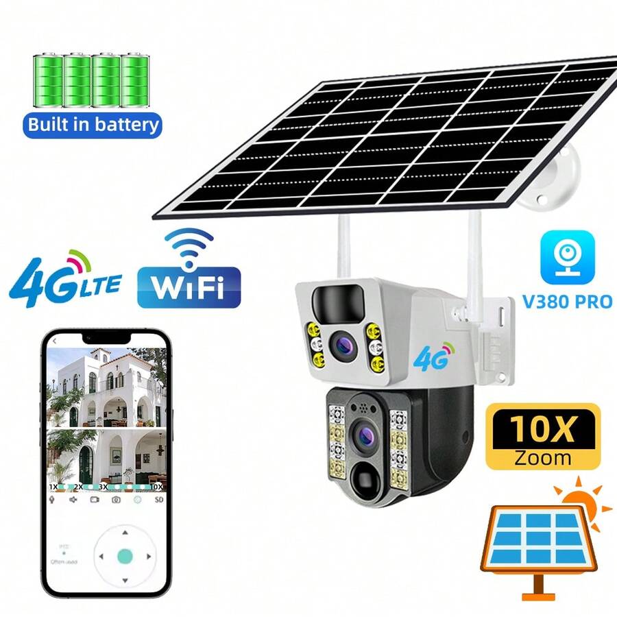 Telecamera di sicurezza per esterni - Telecamera WiFi wireless per