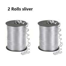 1 rollo/2 rollos de 228 metros de cinta de curvar metálica y brillante - versátil para manualidades, envoltura de regalos y decoraciones de fiesta para cumpleaños, globos (4 colores) para baby shower