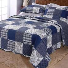 PRINTED DOUBLE BEDSPREAD (VARIOUS PRINTS) - Nhiều màu - Xem 10
