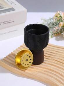1件小巧精緻極簡條紋樹脂香爐，適合節日裝飾、瑜伽空間擺飾與香氛擴香，適合作為返校禮物、紀念品、節日禮物與客廳裝飾，送給女性與親密好友的冬季佳禮 - 彩色 - 查看 9