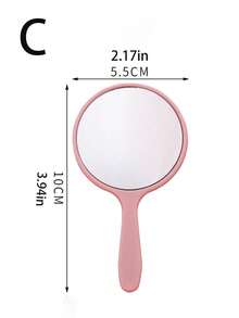 1pc Tabletop Makeup Mirror, High-Quality Bedroom/Dorm Vanity Mirror, Portable Compact Mirror, Suitable For Home Dressing Table And Student Dormitory