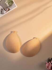 1pc Invisible Push-Up Backless Bra- Recommended To Buy One Size Up - Khaki - View 6