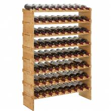 Techigher Freestanding Wine Racks & Cabinets - 8 Layers - 84*26*102CM - View 2
