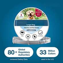1 Pack Flea & Tick Collar For Large Dogs Over 18 Lbs, 8-Month Protection, Plant-Based Formula, Waterproof & Odorless, Vet-Inspired Design - 1 Pack - 查看 6