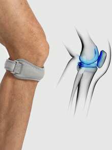 1 pieza Rodillera de silicona para hombre, Soporte de rodilla con protección de menisco para saltar la cuerda, bádminton, baloncesto, adecuado para fitness, correr, ciclismo, escalada o fútbol para hombres y mujeres - Multicolor - Ver 7