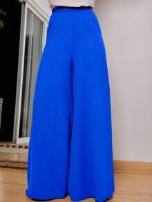 Women Pants - Royal Blue - View 1