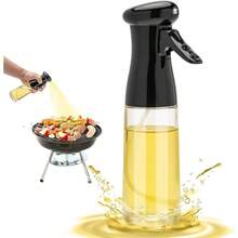 Honbuty Olive Oil Sprayer For Cooking, 200ml Glass Oil Dispenser Bottle Spray Mister, Refillable  Oil Vinegar Spritzer Sprayer Bottles For Kitchen, Air Fryer, Salad, Baking - Black - View 1