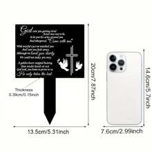 Forma de corazón, 1 pieza Regalos de condolencia por la pérdida de perros y gatos, Marcador de tumba conmemorativo de acrílico para cementerio, regalo conmemorativo por la pérdida de una mascota, decoraciones impermeables para tumbas en el cementerio, decoración para jardín y patio con diseño de huella de pata y forma de corazón