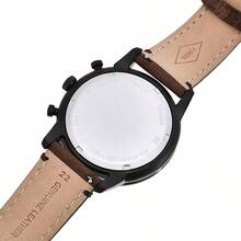 Fossil Uhrenarmband Aus Leder – 8 Mm Breit, Beige, Mit Gold-Schnalle, Modell ES-3745