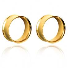 2PCS Ear Gauges Tunnel Plug Ring Expander Studs Stretchers Fashion Body Piercing Jewelry Pair Selling