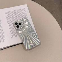 Funda premium para phone 16 Pro con diseño de fuegos artificiales. Diseño sencillo con orificios grandes. Resistente a golpes y caídas. Compatible con phone 16, 15, 14, 13 y 12 Pro. - Blanco - Ver 6