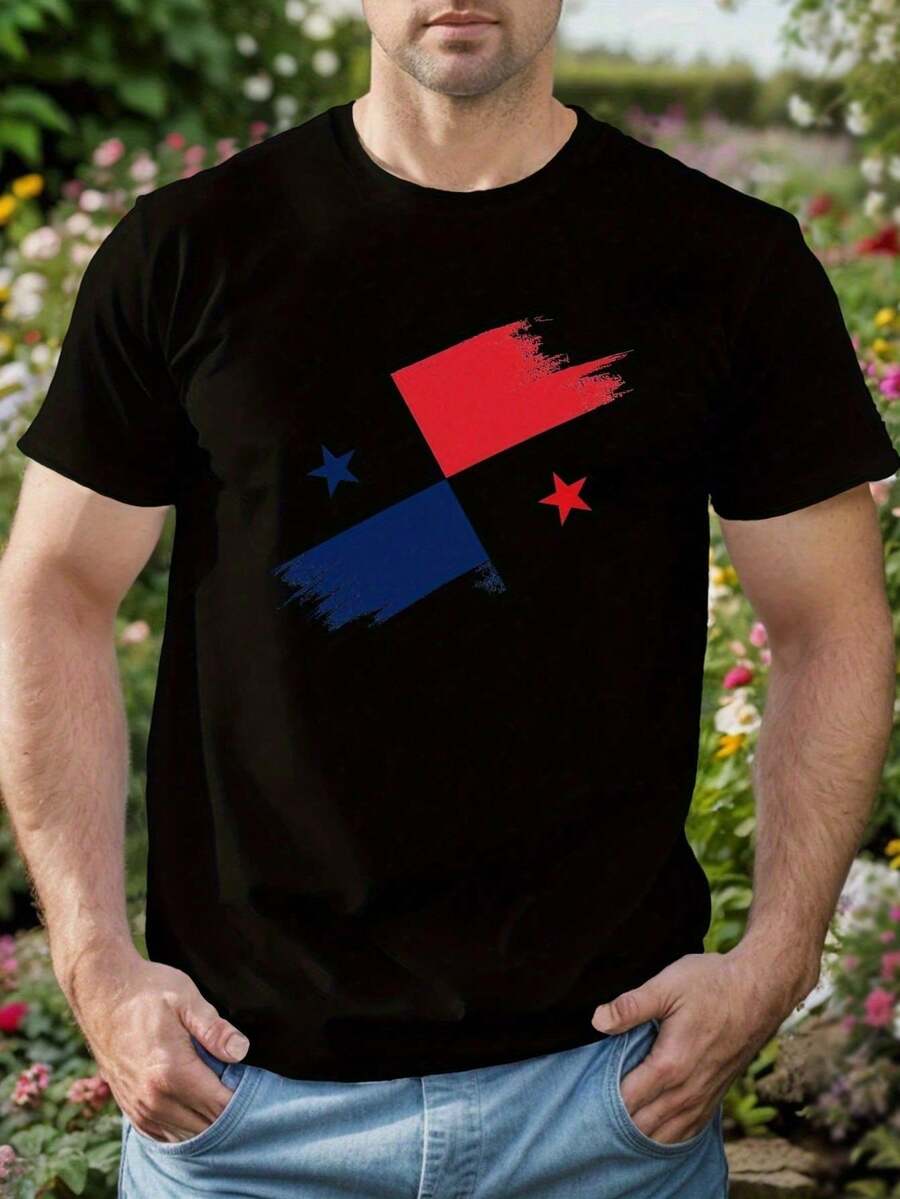 Men T-Shirts - Hitam - View 1