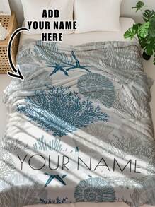 1 cobertor de flanela com texto personalizado, confortável para cochilos no escritório, presentes para o dia das mães/pais, cobertor de cama