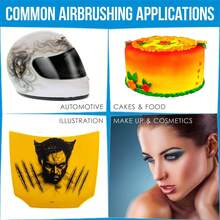 Master Airbrush Model G22 Multi-Purpose Dual-Action Gravity Feed Airbrush, 0.3mm Tip, 1/3 Oz Fluid Cup, 6 Foot Air Hose - User Friendly, Versatile Set Kit - Spray Auto Graphics, Art, Cake, Hobby Craft - 1 - View 9