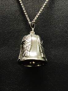 AD 1 件复古摩托车/自行车铃铛，轻质不锈钢电镀幸运骑行铃铛，朋克风格安全配件