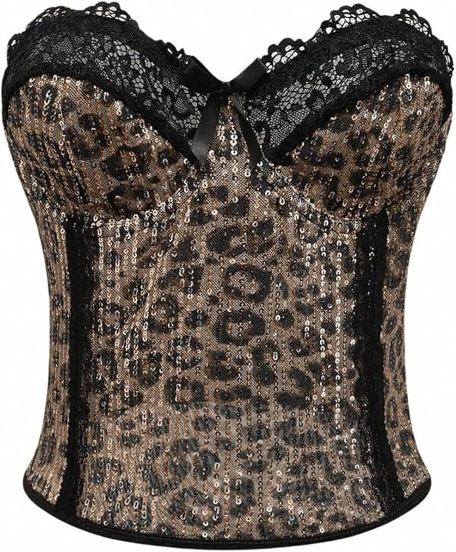 Dames haltertopje met pailletten en parels, kort camitopje in Y2K-stijl voor uitgaan, sexy mouwloze feesttopje, glanzende clubkleding, A-blauw, M