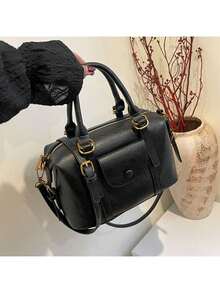 女士时尚背包 - 黑色 - 查看 9