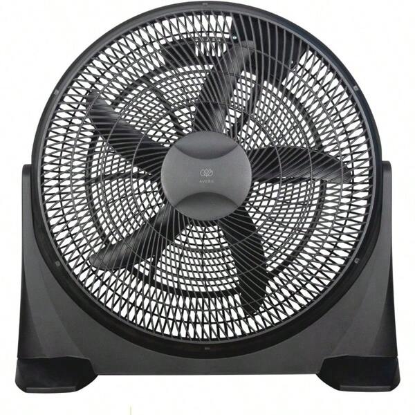 Ventilador de Piso 58 cm (23") con 3 Velocidades, 5 Aspas Turbo, Ángulo Ajustable, Base Estable y Garantía de 1 Año | VENPI01