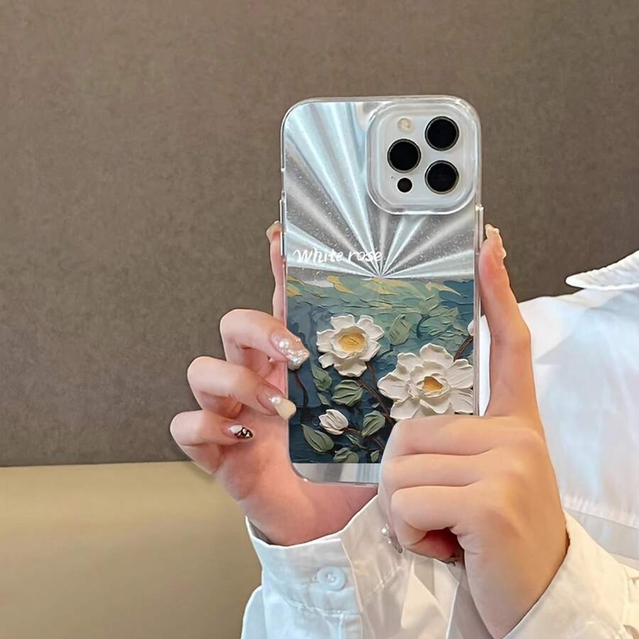 Estuche para teléfono 1 pieza Estuche para teléfono con patrón de fuegos artificiales de alta calidad 16Pro Agujero grande simple Anti-caída A prueba de golpes Nuevo estuche para teléfono móvil Estuche protector para teléfono adecuado 16 15 14 13 13 Pro Pro Protector - Colores mixtos 1 - Ver 1