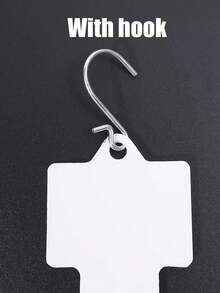 1/2/3/4/5 piezas Tiras colgantes de plástico para exhibición en supermercado, ganchos para estantes de supermercado - Ganchos y clips duraderos para mercancía, herramientas esenciales para organizar productos en supermercados, ganchos no incluidos - Multicolor - Ver 4