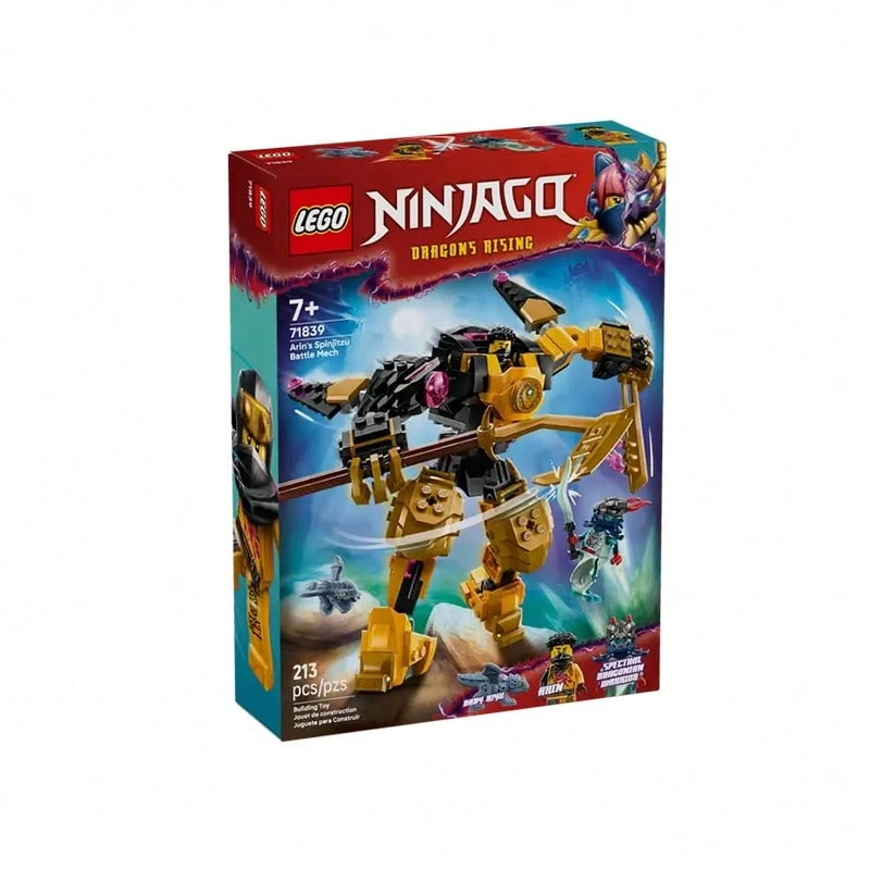 LEGO 乐高幻影忍者®系列儿童积木套装，适合作为礼物 - Arin's Spin of Illusions Battle Mecha 71839 - 查看 1