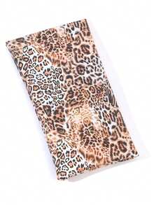 1/2pcs Leopard Pattern Eyeglasses Bag,Women Glasses Bag,Fashion Glasses Storage Bag,Cute Glasses Pouch,Holiday Essentials,Girls' Glasses Case,Women Leopard Fashion Glasses Case,Small Change, Coins, Earphones, Necklace, Ring, And Phone Storage Bag - Multicolor - View 6