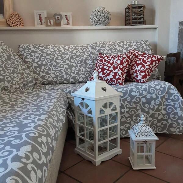 Asciugamano in sofa