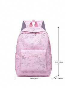 3pcs/Set Fashionable Ditsy Floral Backpack With Large Capacity - Multicolor - View 11