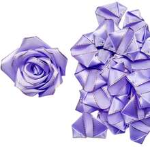 100Pcs Shimmery Gold Trimmed Ribbon Flower Petals - Premium DIY Floral Craft Supplies -Gold Edge Handcrafted Satin Ribbon Silk Petal Kits Half-Finished Pieces Ideal For DIY Crafting Eternal Rose Forever Flowers Bouquets Everlasting Floral And Ramos Floral Arangements,Glittler And Shimmery With Golden Edge,For Valentine's Day, Mother's Day ,Father's Day Anniversay,Wedding,Birthday ,Party,Engagement,Graduations - Gold Edge Petals - View 19