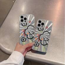 Funda para teléfono 1 pieza Una funda para teléfono 16Pro con patrón de fuegos artificiales de alta gama, con un diseño minimalista con agujeros grandes. Funda para teléfono 6, 15, 14, 13 y 12 modelos Pro y Pro. - Colores mixtos 1 - Ver 4
