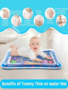 1PC Baby Water Pad Crawling Training Pat, Baby Inflatable Pat Water Mat Climbing Mat, Thickened Children's Water Pat Cushion, Baby Toys, Baby Play Mat, Sensory Toys For Babies, Baby Playpen, Baby Shower Games, Baby Toys, Baby Toy, Baby Play Mat, Baby Fence, Water Toys, Baby Toys 0-36 Months, Baby Toys, Baby Needs, Baby, Baby Stuff,Baby Inflatable,Baby Floor Mat,Baby Bath Toys - Multicolor - View 4