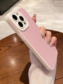 粉白条纹时尚打孔直边彩绘防摔手机壳，兼容 14、14 Pro、14 Pro Max；3D卡通款兼容 13、13 Pro、13 Pro Max；彩绘款兼容 11、11 Pro Max、12、12 Pro、12 Pro Max；防摔款兼容 XR；卡通款兼容 7/8；兼容 15、15 Pro、15 Pro Max、16、16 Pro、16 Pro Max、S23、S24、S25、S24 Plus、S25 Plus、A56、A36、A26；防水防震防刮，春季粉彩礼品 - 彩色 - 查看 4