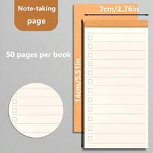 3件套计划本自律卡本效率贴纸本简约贴纸纸每日计划周计划备忘录多功能学生便签纸自律每日计划本时间管理周计划待办事项清单计划打卡可爱ins风手账留言本 开学用品 计划本 笔记本 学生学习办公用品 - 查看 6