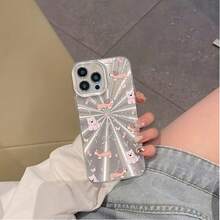 Funda para phone 6, 15, 14, 13 y 12 Pro. Funda para teléfono 16Pro con diseño de fuegos artificiales premium, orificio grande y protección antigolpes. - Blanco - Ver 1