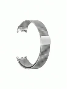 2 件米兰尼斯磁吸不锈钢表带适用于小米手环 8/9/10 智能手表腕带手环腕带适用于小米手环 8/9/10 替换配件 - 彩色 - 查看 6