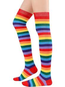 Calcetines de fútbol para niños y niñas - Rojo - Ver 2