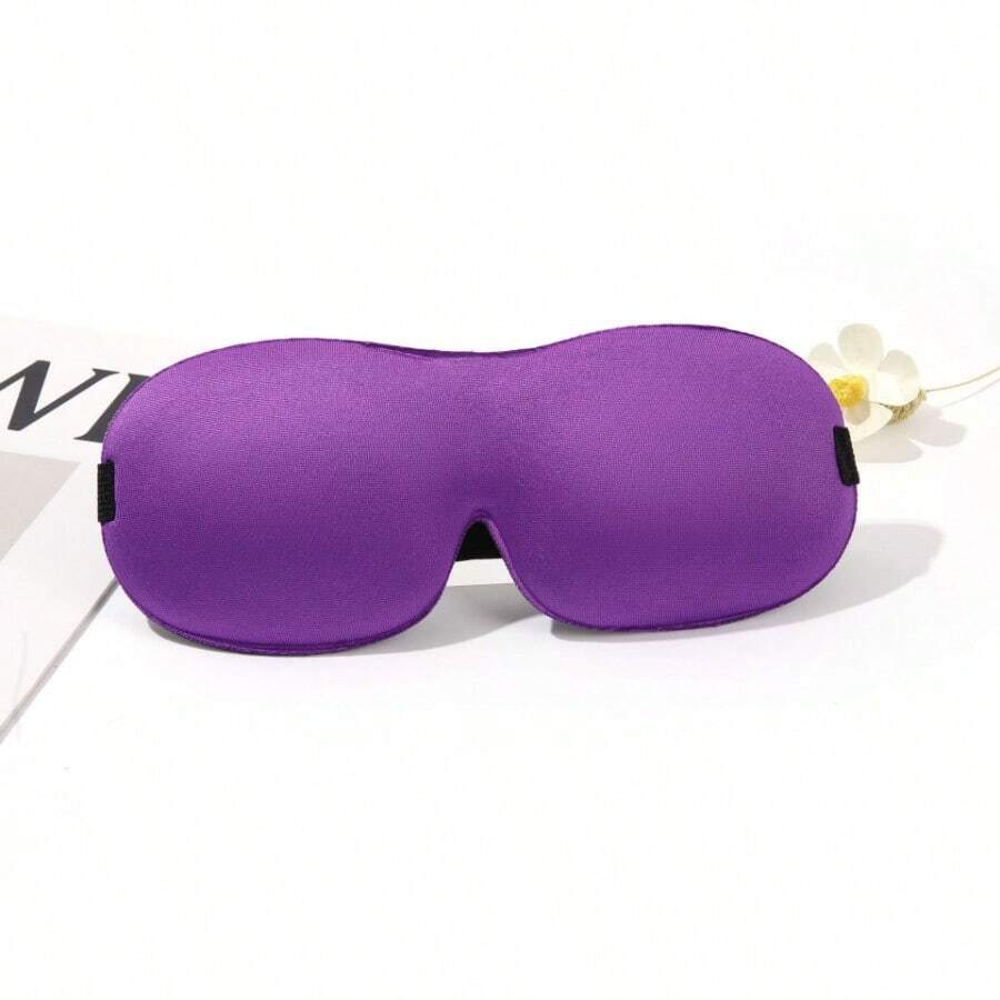 Light Blocking 3D Sleep Mask For Men And Women - Comfortable Polyester, Ideal For Back And Side Sleepers - màu đen - Xem 1