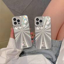 Funda premium para phone 16 Pro con diseño de fuegos artificiales. Diseño sencillo con orificios grandes. Resistente a golpes y caídas. Compatible con phone 16, 15, 14, 13 y 12 Pro. - Blanco - Ver 2
